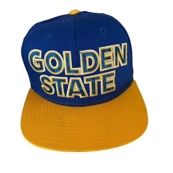 Golden State Warriors Hat, Adidas, Flat bill, NBA snapback - Picture 1 of 3